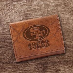 San Francisco 49ers Leather Tri-fold Wallet